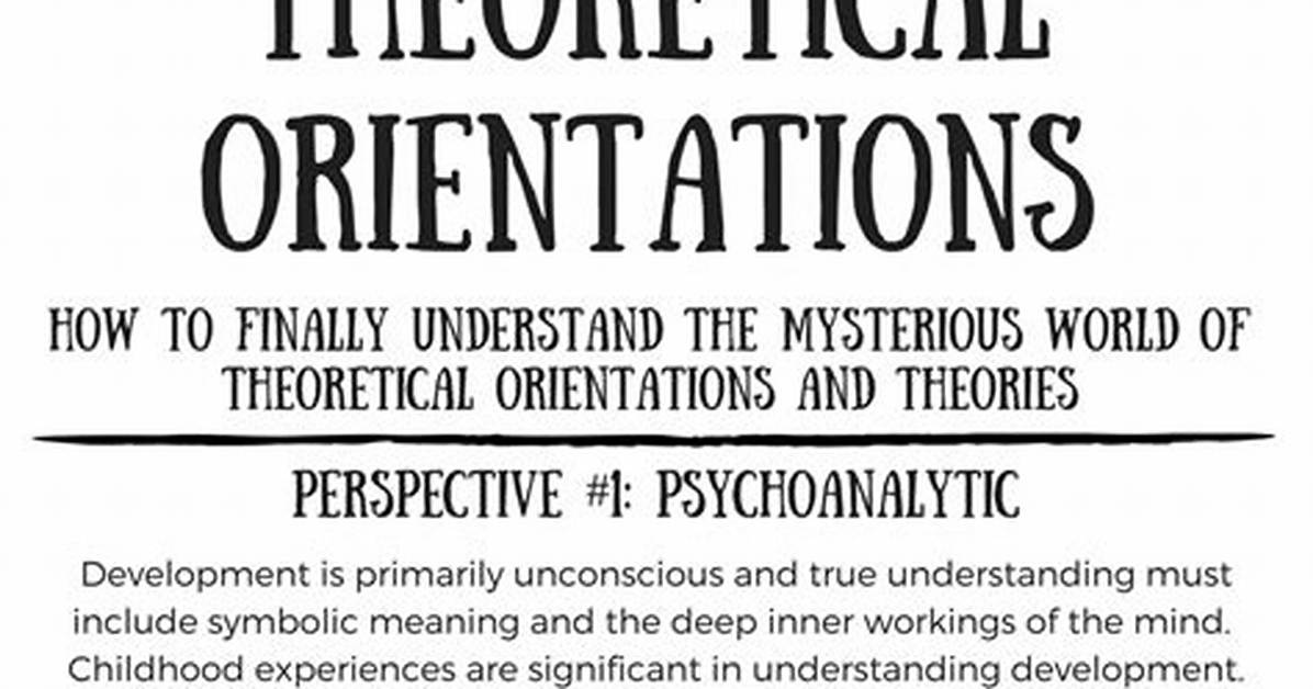 Theoretical Orientation