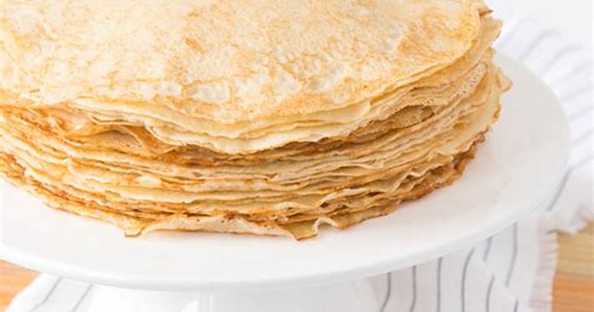 Thin Delicate Pancake
