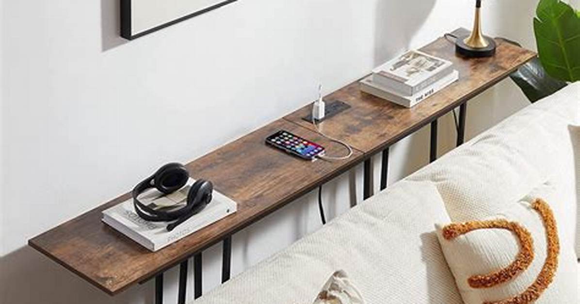 Thin Table Behind Couch