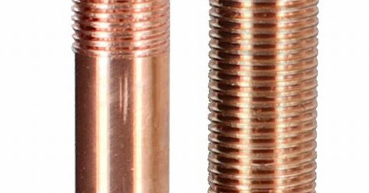 Threaded Copper Pipe