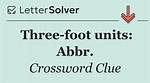 Three-Foot Units