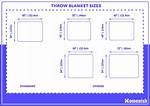 Throw Blanket Dimensions