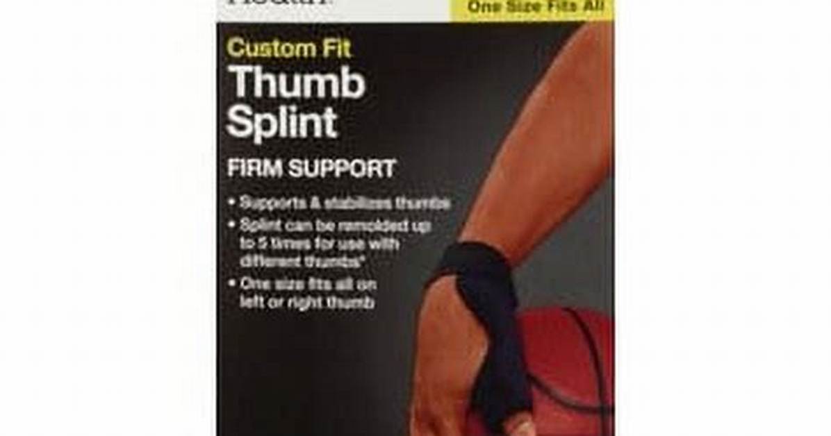 Thumb Splint Cvs