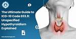 Thyroid Icd 10