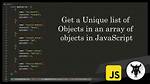 Tigther Code - Javascript Object Array
