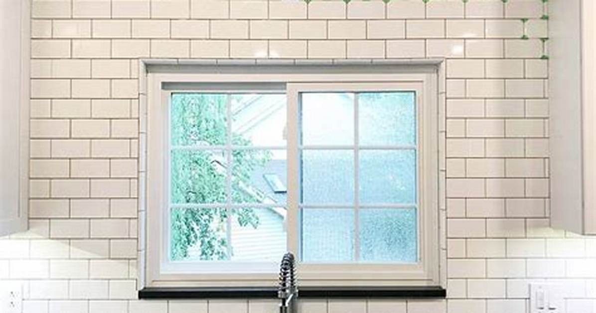 Tile Around Window