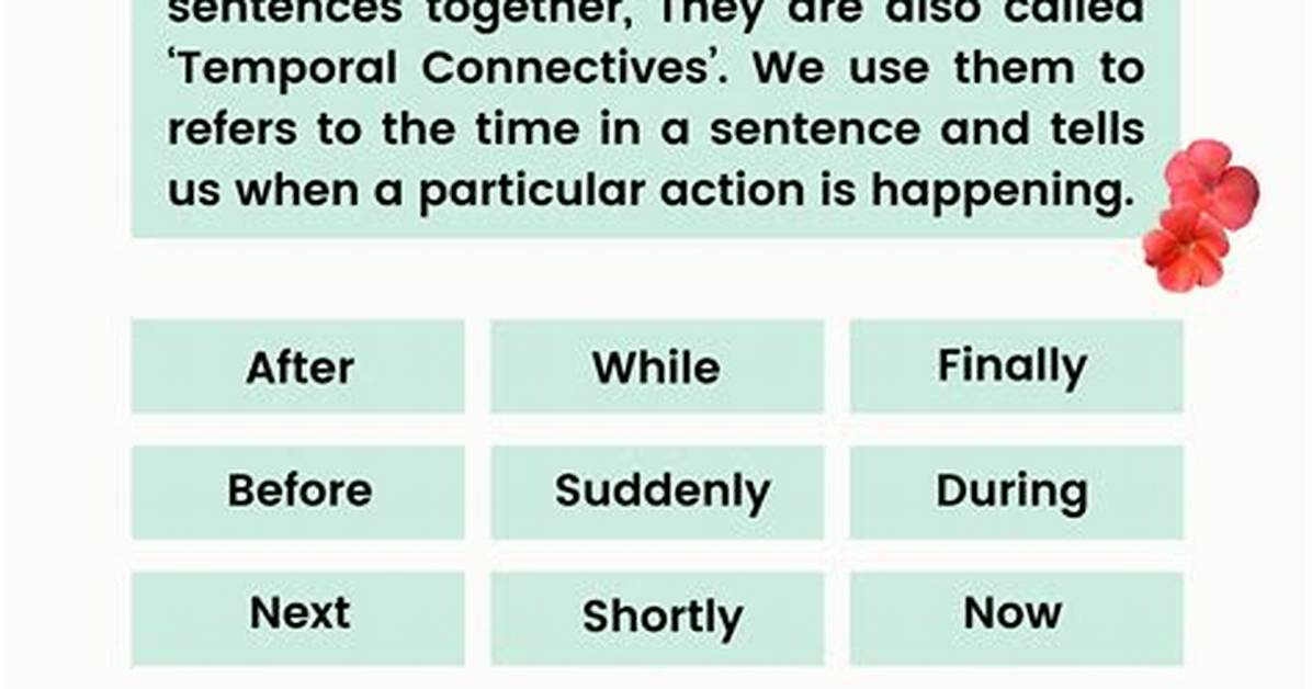 Time Connectives