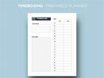 Timeboxing Template