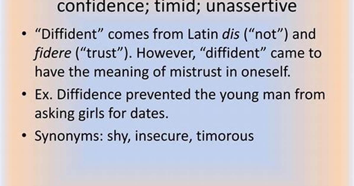 Timid and Unassertive