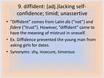 Timid and Unassertive
