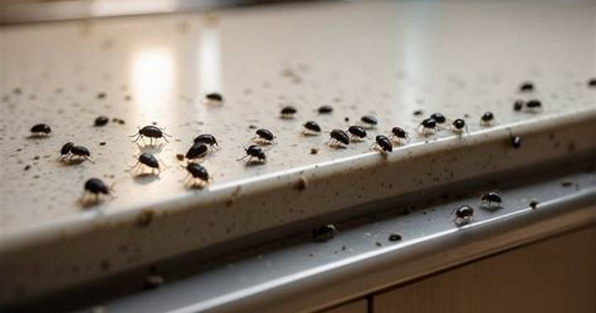Tiny Bugs in Kitchen