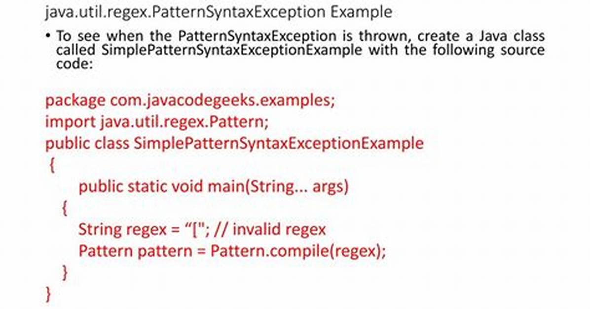 Tokenizing Error: Java. Util. Regex. Patternsyntaxexception, Dangling Metacharacter '*'