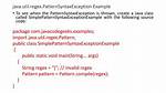 Tokenizing Error: Java. Util. Regex. Patternsyntaxexception, Dangling Metacharacter '*'
