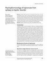 Topiramate for Acute Affective Episodes in Bipolar Disorder in Adults - ePrints