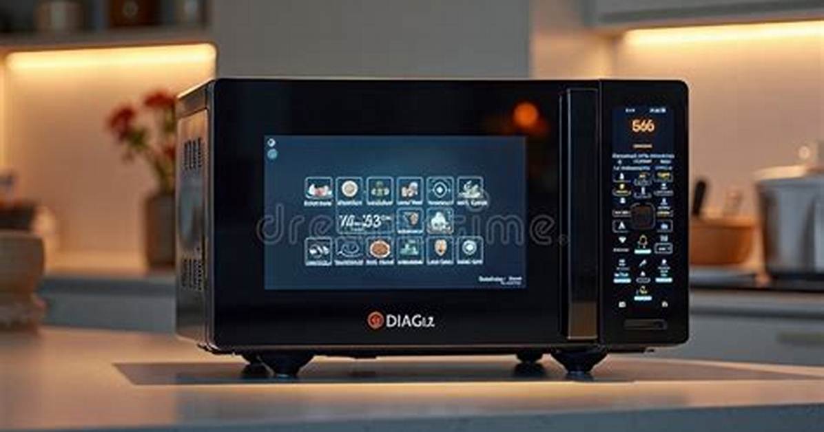 Touch Screen Microwave