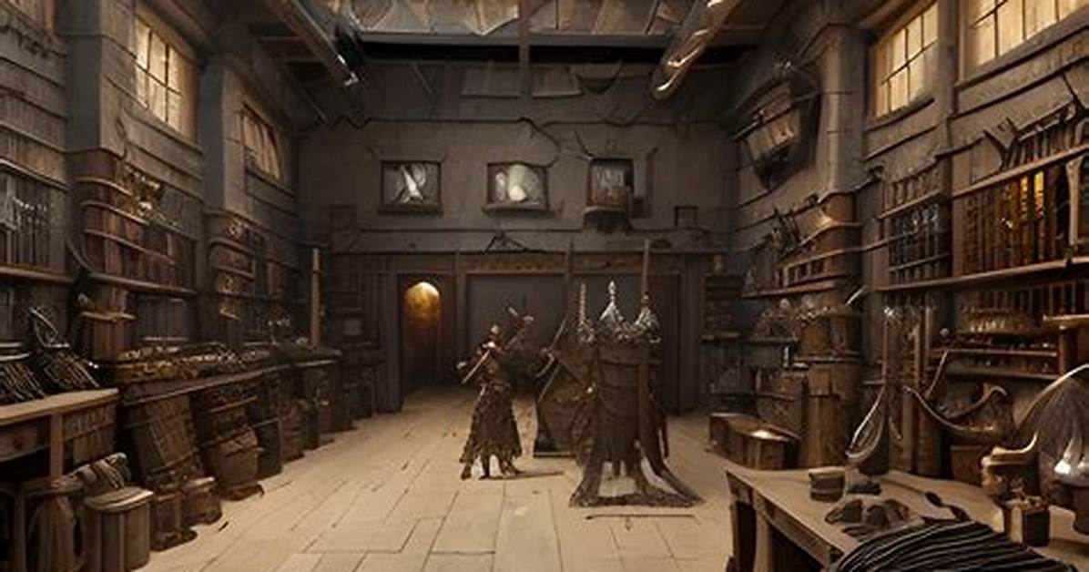 Trade/Weapon/Armor Shop Empty
