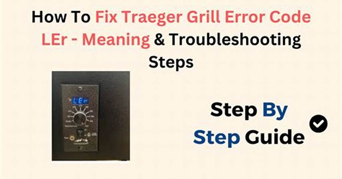 Traeger Error Codes