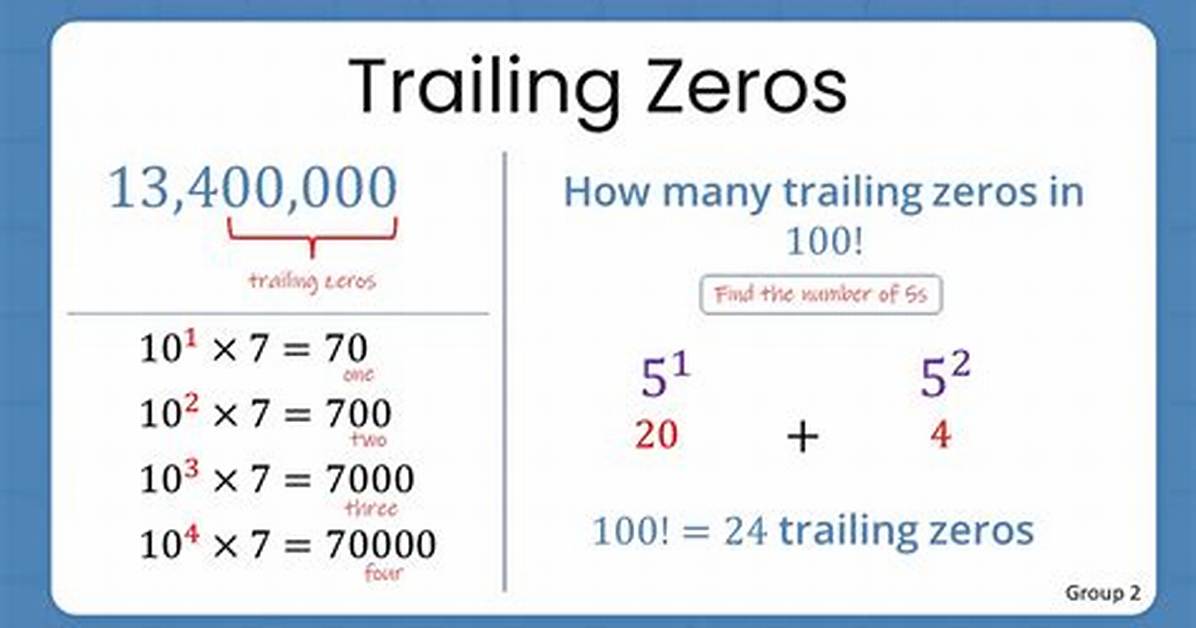 Trailing Zeros