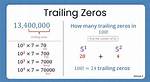 Trailing Zeros