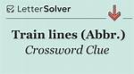 Train Lines: Abbr.