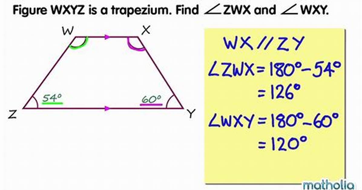 Trapezoid Angles
