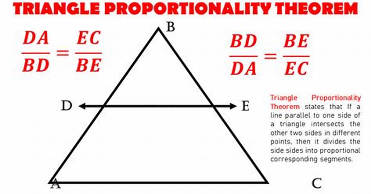 Triangle Proportionality Theorem