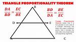 Triangle Proportionality Theorem