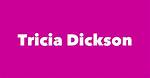 Tricia Dickson