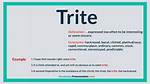 Trite Synonym