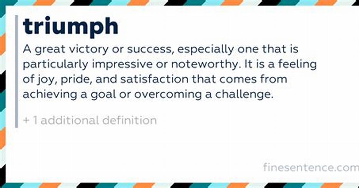 Triumph Meaning