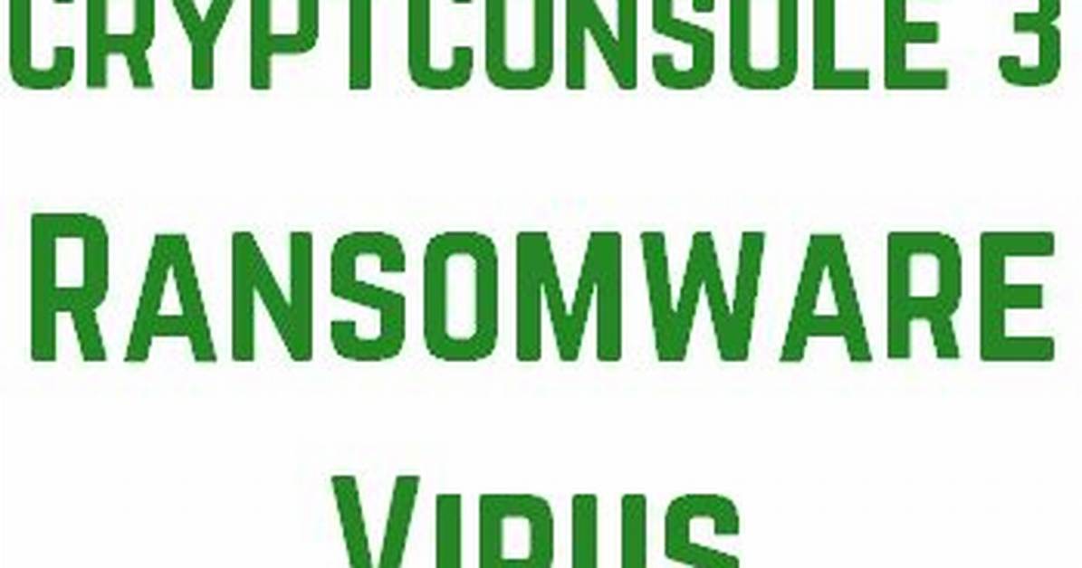 Trojan. Ransom. Cryptconsole