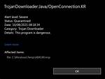 Trojandownloader: Java/Openconnection. Kr (Open Connection Trojan Downloader) — Virus Removal Guide