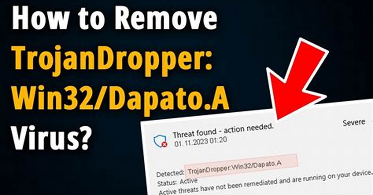 Trojandropper. Dapato