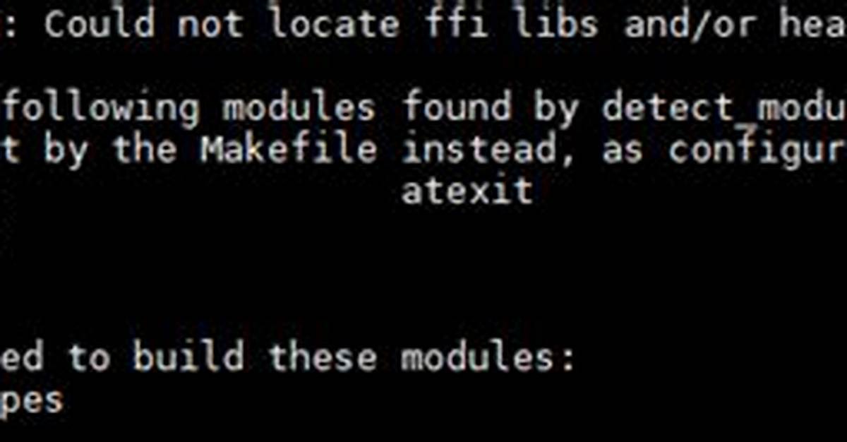 Trouble with Installing Libffi-Dev for Python 3.7