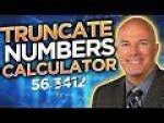 Truncate Calculator