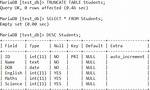 Truncate Table Mysql