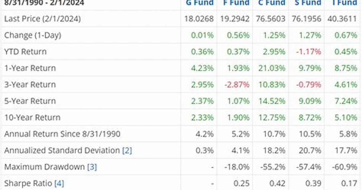 Tsp Returns