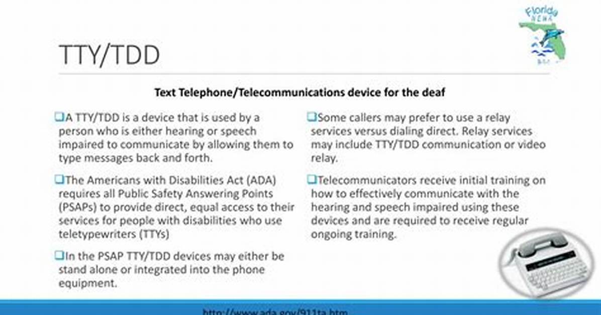 Tty/Tdd