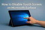 Turn off Touch Screen