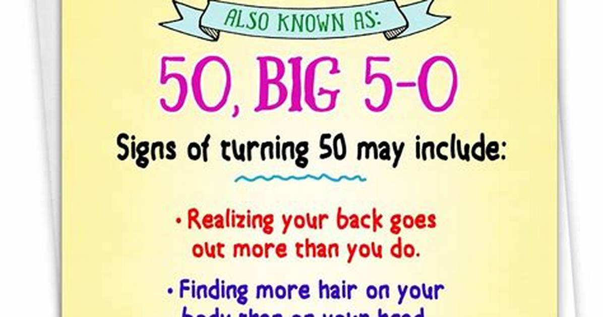 Turning 50