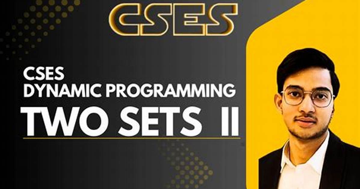 "Two Sets Ii" Dynamic Programming Problem