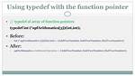 Typedef Function Pointer?