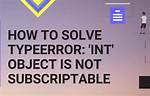 Typeerror: 'Type' Object Is Not Iterable - Iterating over Object Instances