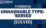 Typeerror: Unhashable Type