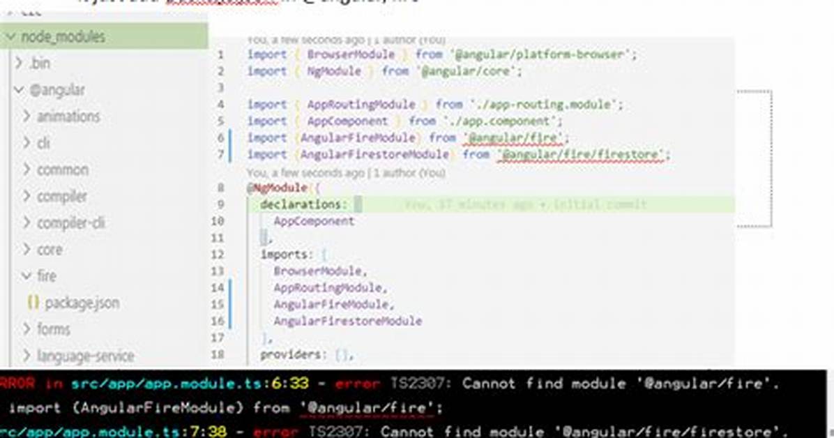Typescript Error Cannot Find Module 'Firebase/App'