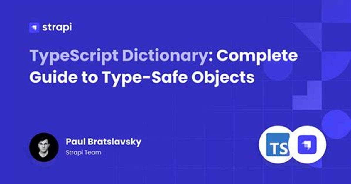 Typescript Objects as Dictionary Types as in C#