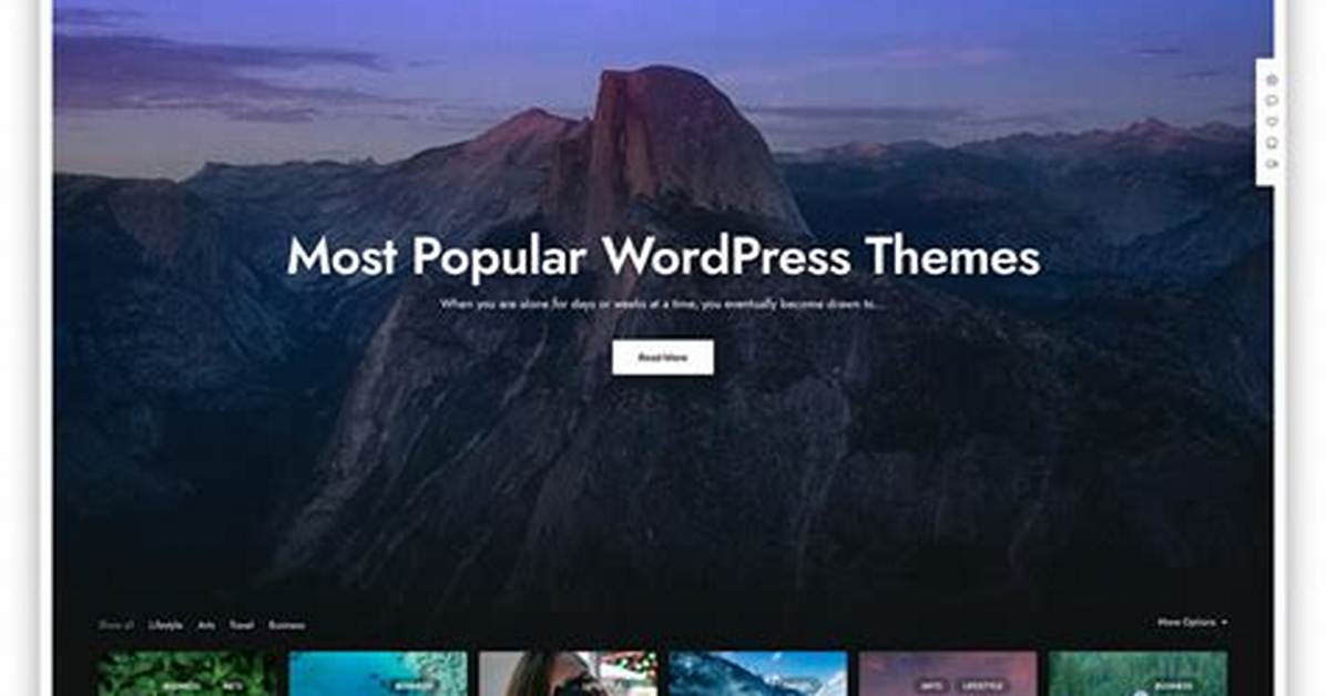 Typical Wordpress Website