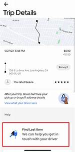 Uber Lost Item