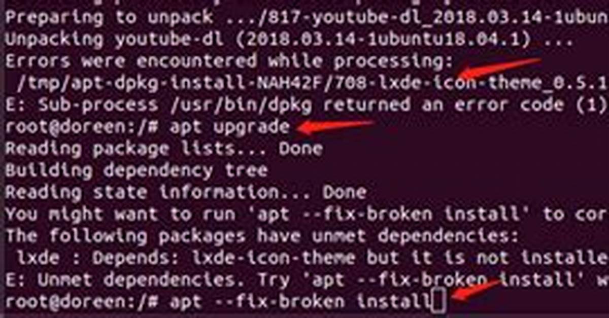 Ubuntu Error: Errors Were Encountered While Processing: Redis-Server