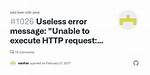 Unable to Execute Http Request: Couldn't Kickstart Handshaking